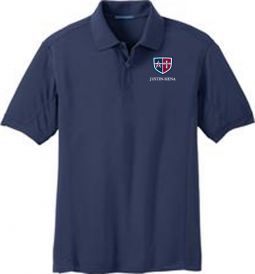 Men's Pique Performance Polo, Navy
